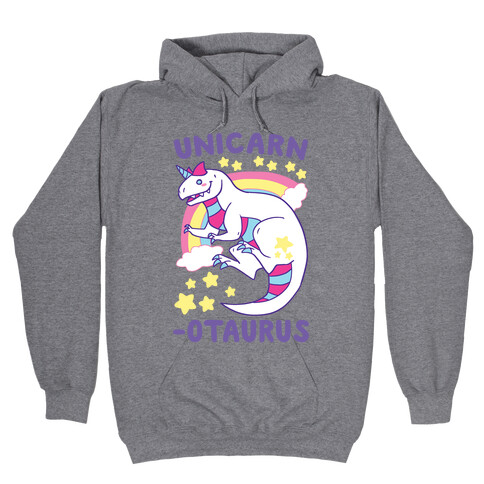 Unicarnotaurus - Unicorn Carnotaurus  Hooded Sweatshirt