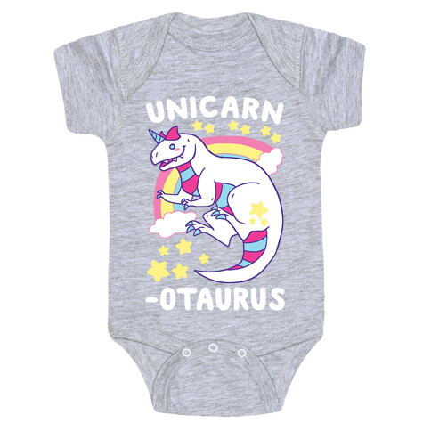 Unicarnotaurus - Unicorn Carnotaurus  Baby One-Piece
