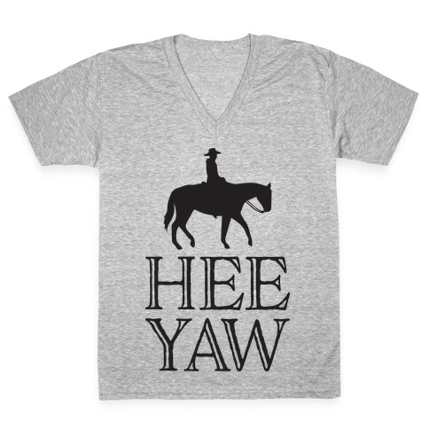 Hee Yaw Cowboy V-Neck Tee Shirt