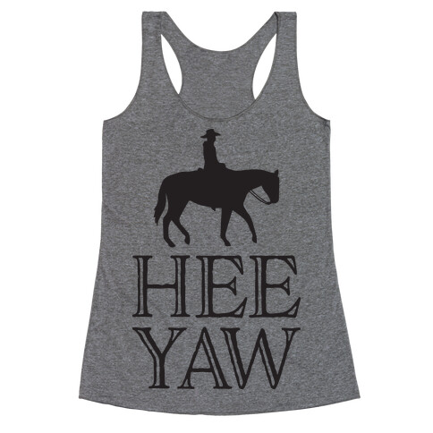 Hee Yaw Cowboy Racerback Tank Top