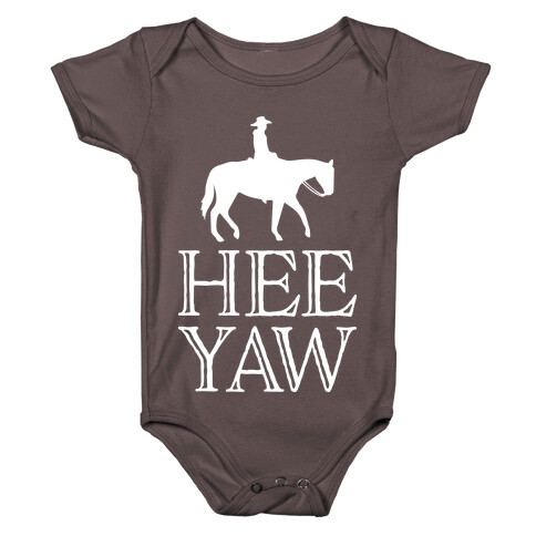 Hee Yaw Cowboy  Baby One-Piece