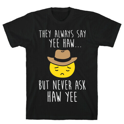 Sad Cowboy Emoji T-Shirt