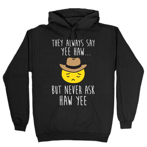 Sad Cowboy Emoji Hooded Sweatshirt