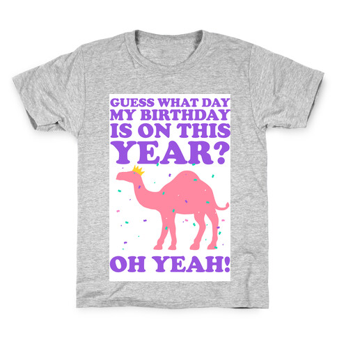 Guess What Day My Birthday is on This Year? Kids T-Shirt