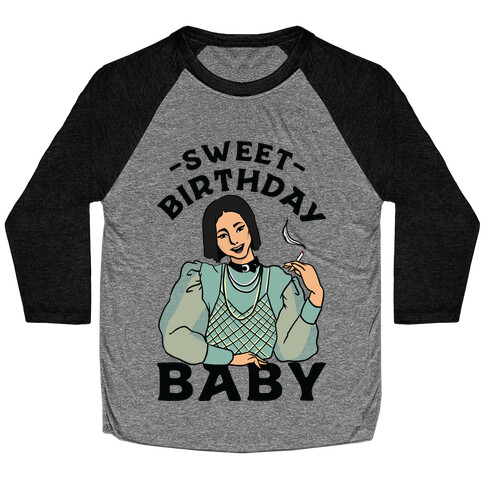 Sweet Birthday Baby Baseball Tee