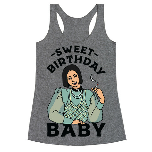 Sweet Birthday Baby Racerback Tank Top