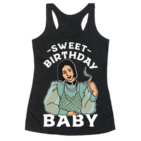 Sweet Birthday Baby Racerback Tank Top