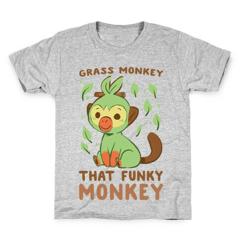 Grass Monkey, That Funky Monkey - Grookey Kids T-Shirt