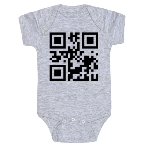 QR Code Secret Message for Suzi Baby One-Piece