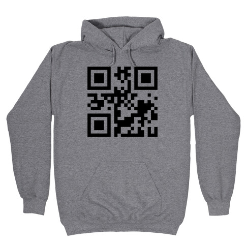 QR Code Secret Message for Suzi Hooded Sweatshirt