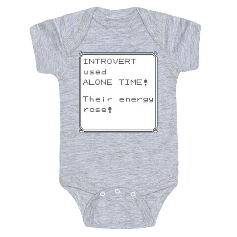 Introvert Used Alone Time Baby One-Piece