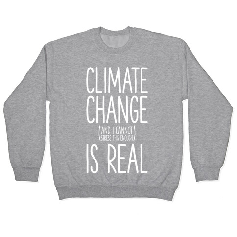 Climate Change (And I Cannot Stress This Enough) Is Real Pullover