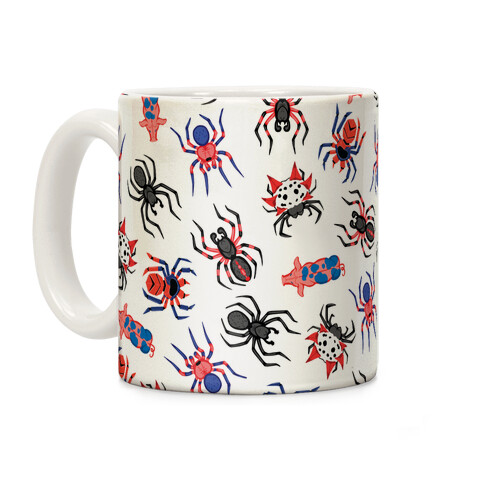 Into the Spiderverse Pattern Coffee Mug