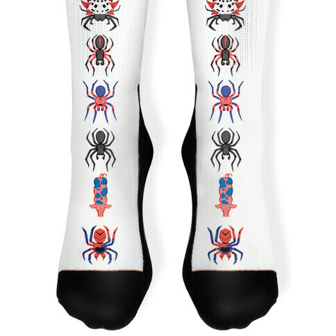 Into the spiderverse pattern Sock