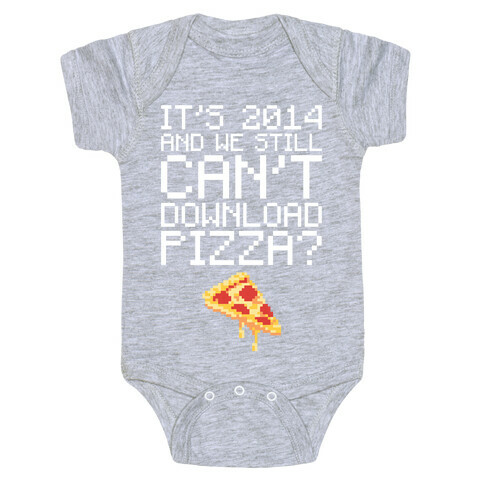 Pizza Download Baby One-Piece