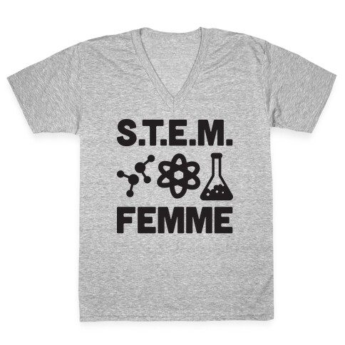 S.T.E.M. Femme V-Neck Tee Shirt