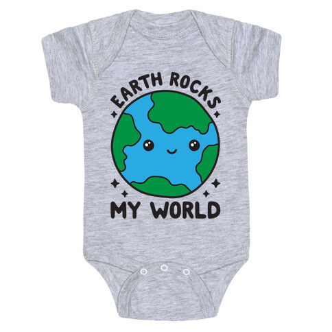 Earth Rocks My World Baby One-Piece