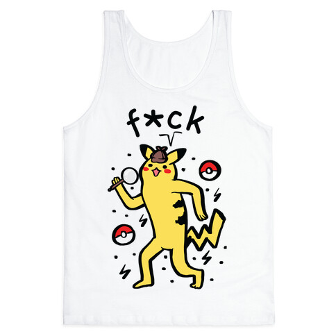 F*ck Pikachu Parody Tank Top