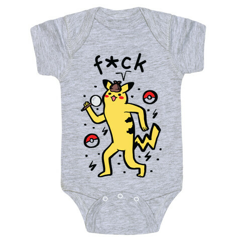 F*ck Pikachu Parody Baby One-Piece