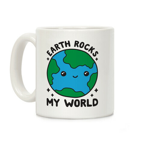 Earth Rocks My World Coffee Mug