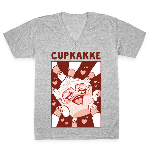 Cupkakke V-Neck Tee Shirt