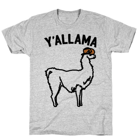 Y'allama Country llama  T-Shirt