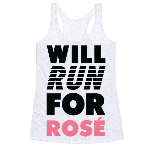 Will Run For Ros Racerback Tank Top