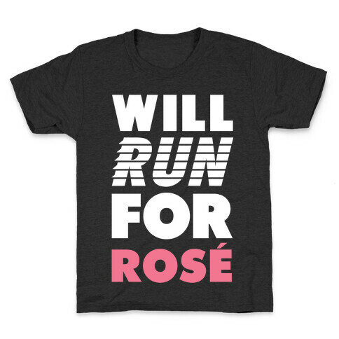 Will Run For Rose Kids T-Shirt