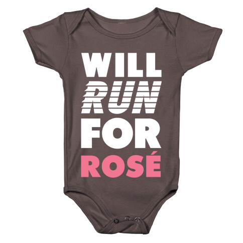 Will Run For Rose Baby One-Piece