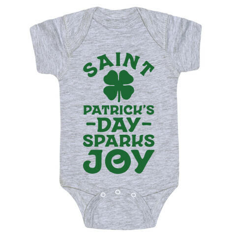 Saint Patrick's Day Sparks Joy Baby One-Piece