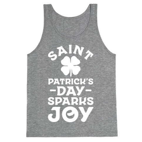 Saint Patrick's Day Sparks Joy Tank Top