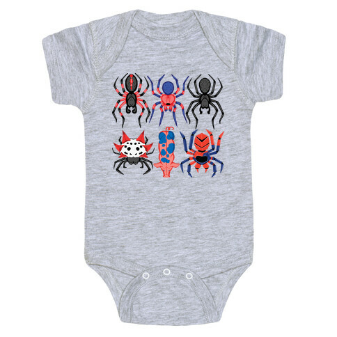 Into the Spiderverse Pattern Baby One-Piece