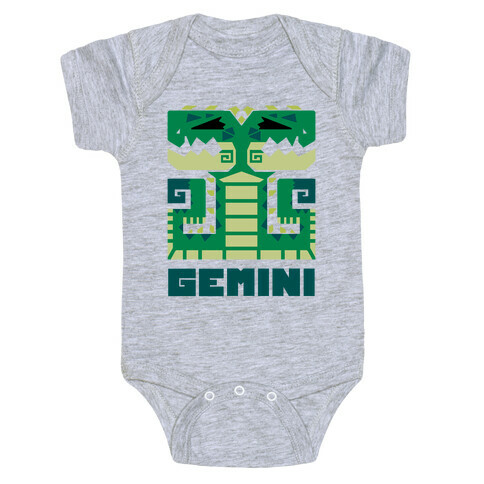 Monster Hunter Astrology Sign: Gemini Baby One-Piece
