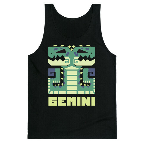 Monster Hunter Astrology Sign: Gemini Tank Top