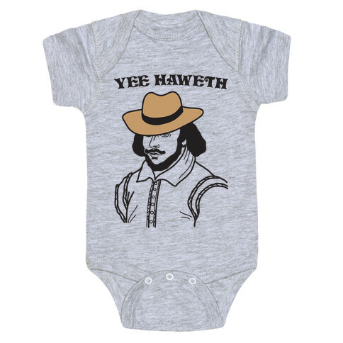 Yee Haweth Cowboy Shakespeare Baby One-Piece