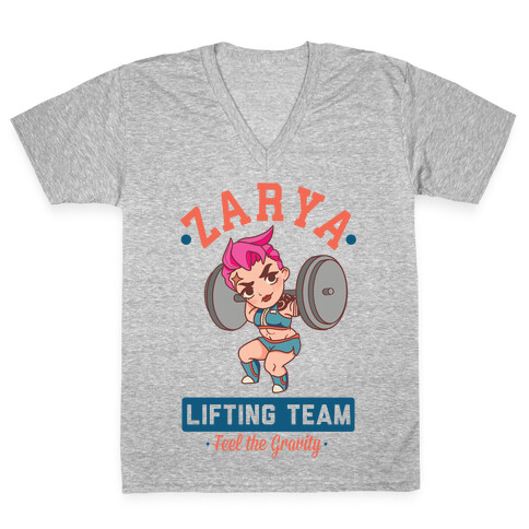 Zarya Lifting Team V-Neck Tee Shirt