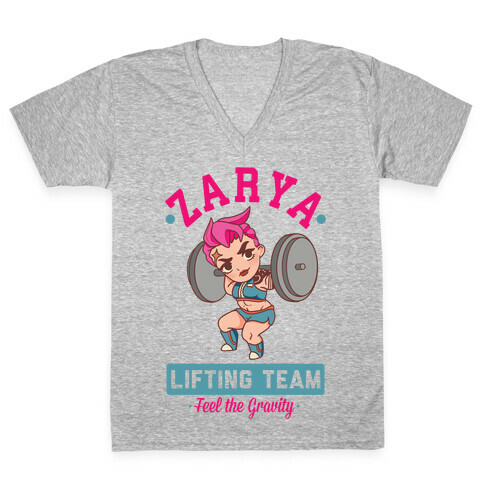 Zarya Lifting Team V-Neck Tee Shirt