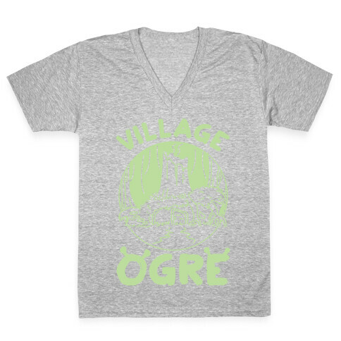 Village Ogre V-Neck Tee Shirt