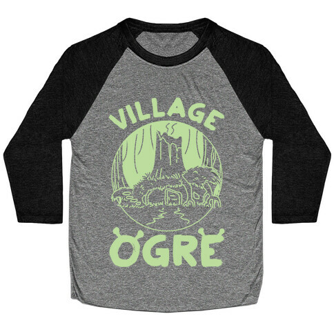 Village Ogre Baseball Tee