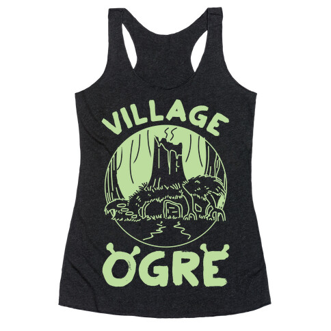 Village Ogre Racerback Tank Top