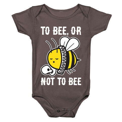 To Bee, Or Not To Bee Shakespeare Bee Baby One-Piece