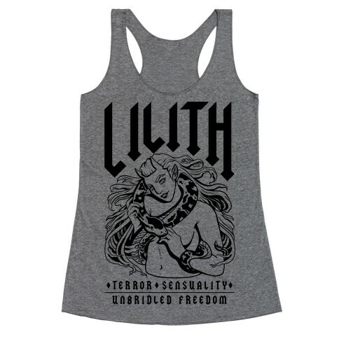 Lilith Terror Sensuality Unbridled Freedom Racerback Tank Top