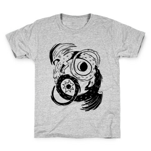 Dark-Light Ouroboros  Kids T-Shirt