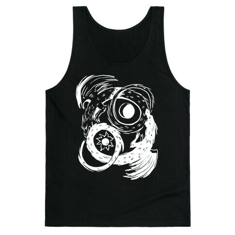 Dark-Light Ouroboros  Tank Top