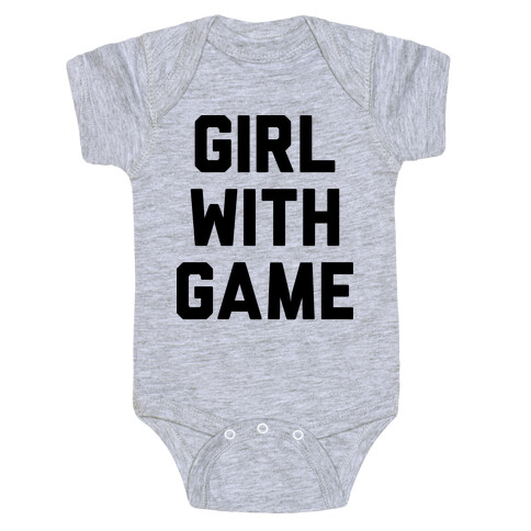 Girl With Game Baby One-Piece