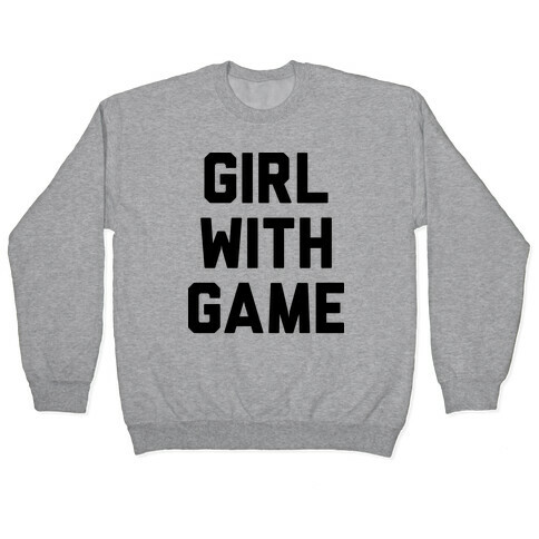 Girl With Game Pullover