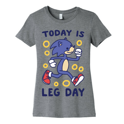Today is Leg Day - Sonic Womens T-Shirt