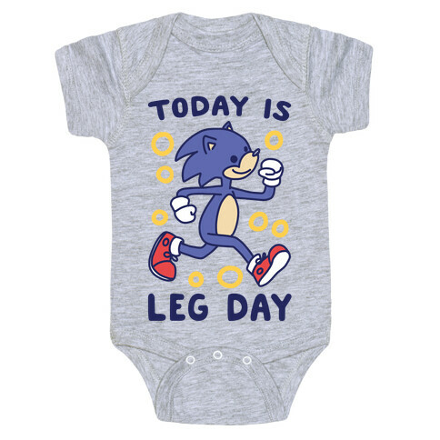 Today is Leg Day - Sonic Baby One-Piece