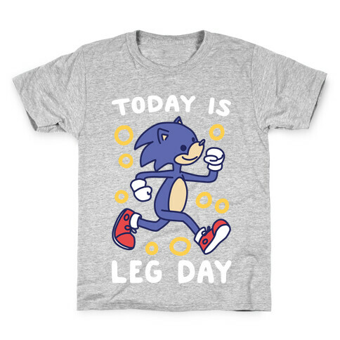 Today is Leg Day - Sonic Kids T-Shirt