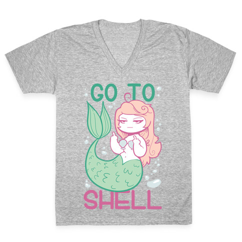 Go To Shell V-Neck Tee Shirt